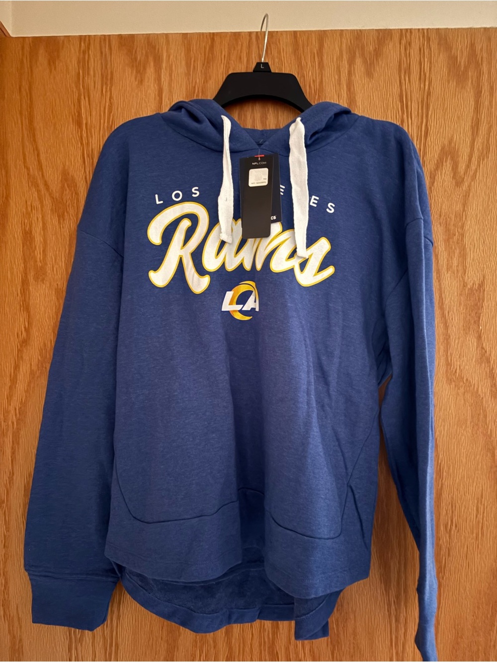 Los Angeles Rams Navy Hooded Pullover Sweatshirt